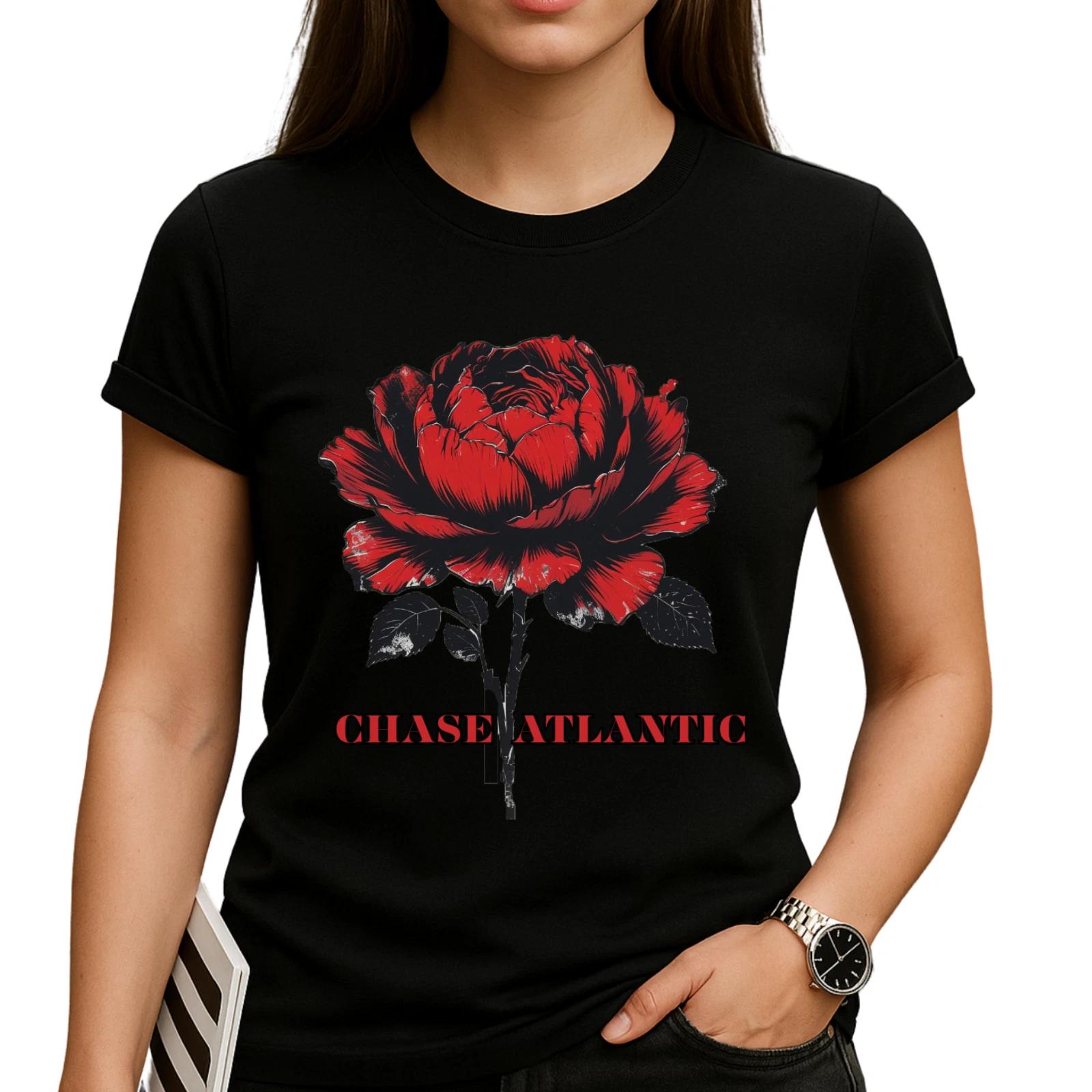 

Dark Pop Aesthetic Fan T-Shirt Red Rose Design 100% Cotton Unisex S-4XL XXXXL