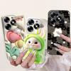 For Tecno Spark Go 2024 Case Tecno Spark 20c 20 Pop 8 Funda Aesthetic Cartoon Panda Rabbit Camera Protection Matte Soft Cover