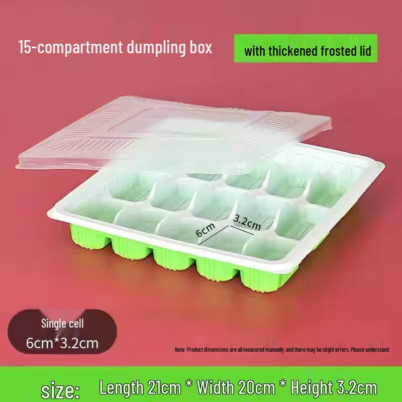 Hanyou Disposable 15-Compartment Food Takeaway Container