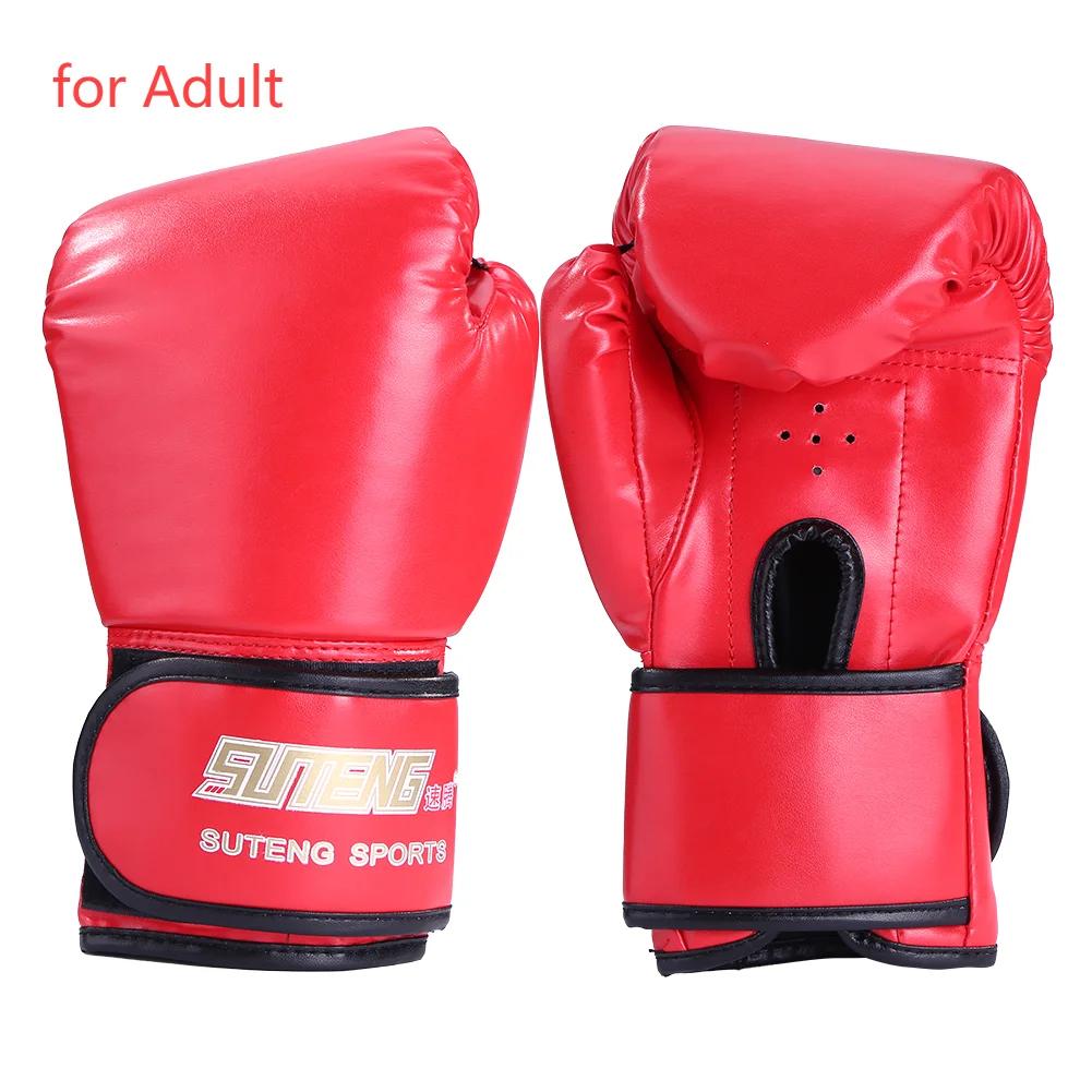 PU Boxing Gloves Fighting Kick Boxing Gloves Karate Muay Thai Training Workout Kickboxing Gloves Taekwondo Protector Adult Child