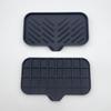 Non-Slip Silicone Soap Dish and Draining Mat for Kitchen & Bathroom