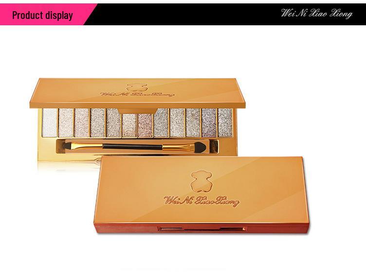 Winnie the Pooh Peach Blossom Shimmer Eyeshadow: Ultra Shimmery, Iridescent Glitter in Earth Tones