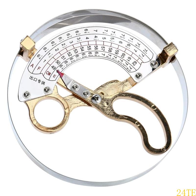 

Scissor Type Hat rule with Clear Scale Hand Hold Milliners sizers Hat Hat Size Measuring Tool Steel & Low China Mainland