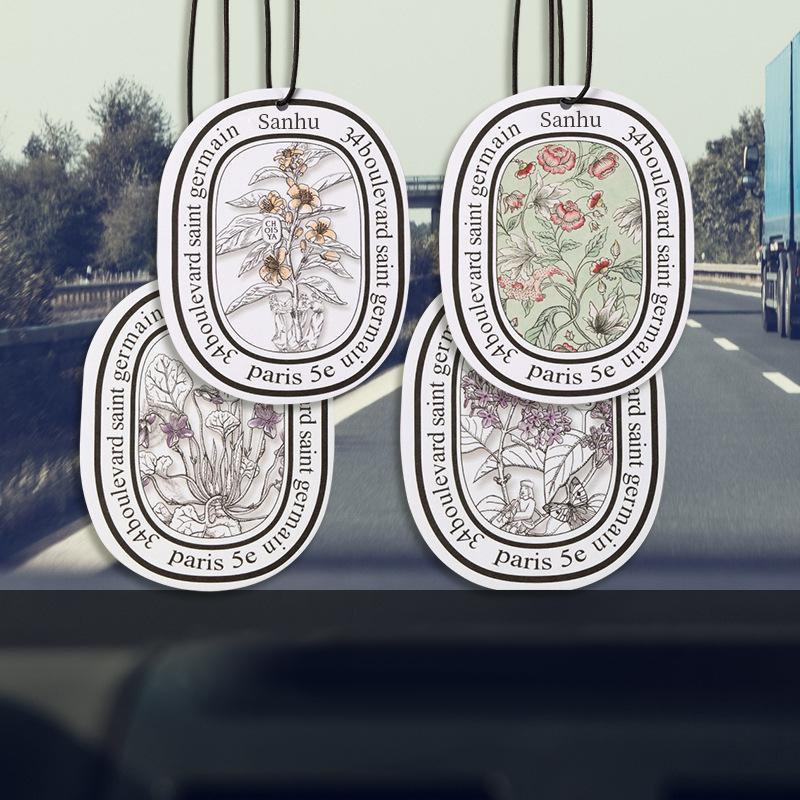 Car Fragrance Tablets Solid Car Air Freshener Mounted Aromatherapy Car Interior Decoration Persistent Air Fragrance