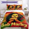 Bob Marley Comforter Cover Set Design for Guest Room Lightweight Perfect Gift for Friends Family