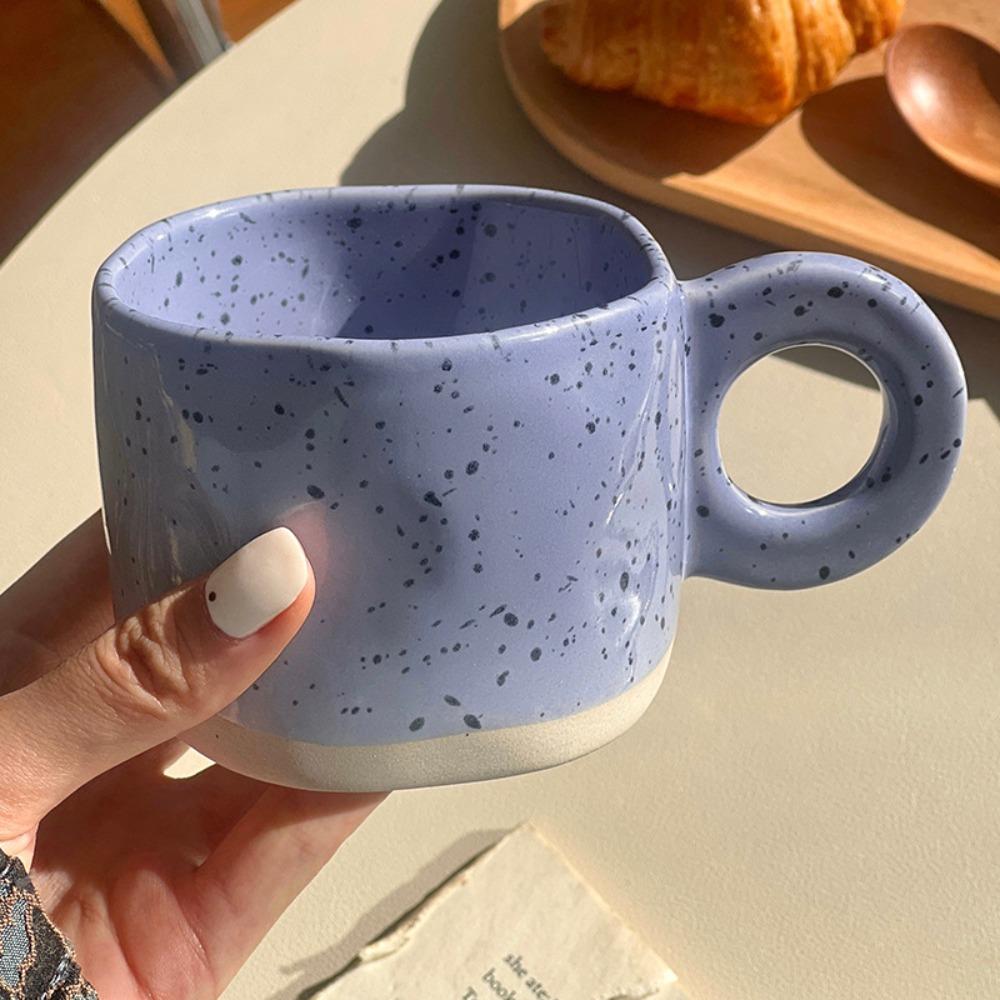 250ML Coffee Mug Splash Ink Design Water Cup INS Tea Cup  Breakfast