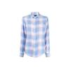 Polo FW21 Kariertes Langarmhemd Damen Hemden Blau 211827695-005