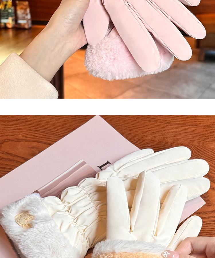 Damen 2025 Winter Warme Verdickte Fleecegefütterte Touchscreen-Handschuhe - Winddicht, Kältefest, Wasserdicht zum Reiten