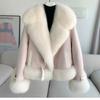 Imitation Fox Fur Jacket Women's Short Autumn and Winter New Warm Outer Top Light Trendy