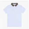 Burberry Check Polo Boys Kids ShorT Sleeve T shirT 8105571 A1464