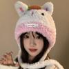 Cute Rabbit Ear Winter Hat For Women Hand Knitted Warm And Chic Accessory Cozy