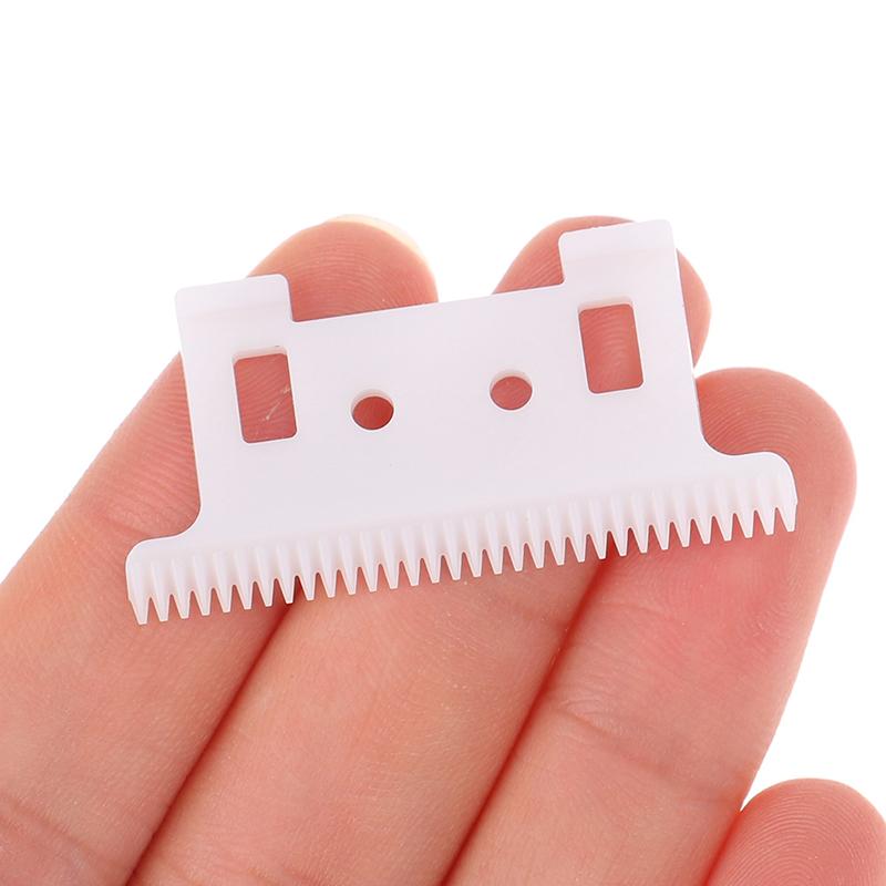Zirconia Ceramic Replacement Blade 32 Teeth Professional Hair Trimmer For Babyliss707/787 Clipper Engraving Electric Push Scissors Parts