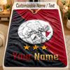 Flannel BlanketAjax Amsterdam Custom Name Text Personalized Soft Warm Throw Blanket Home Decor Gift
