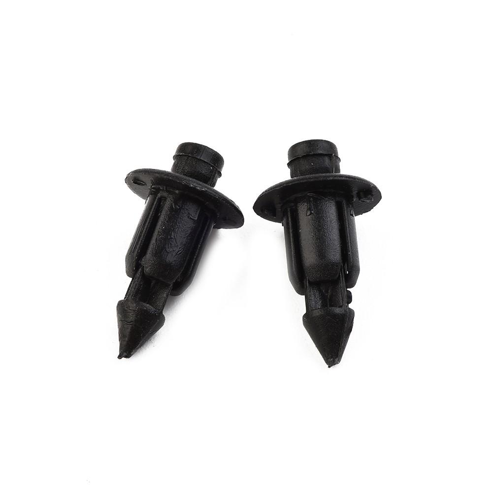 Parts Snap Clips Plastic Rivets Suzuki 50pcs 6MM Black