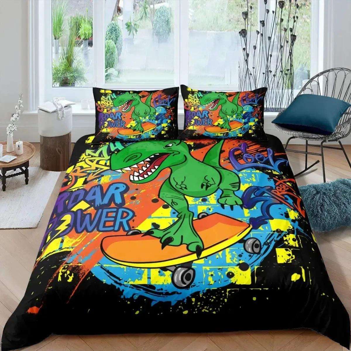 

Graffiti Hip Hop Art Rock Music Sports 3D Duvet Cover Bedding Set Comforter Linen Pillowcases Home Decor Single Twin King Queen 70x133cm