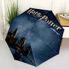 1pc Harry Potter Always Automatic Folding Umbrella - Compact 8-Rib Design, Durable Plastic & Iron1478L