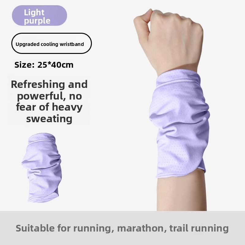 Sports Anti-Sweat Wristband for Running - Cold-Feeling Wrist Support - Fitness Equipment for Both Men and Women - Breathable and Portable
