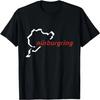 Nürburgring Nürburgring Tag Rennstrecke Karte Grafik T-Shirt