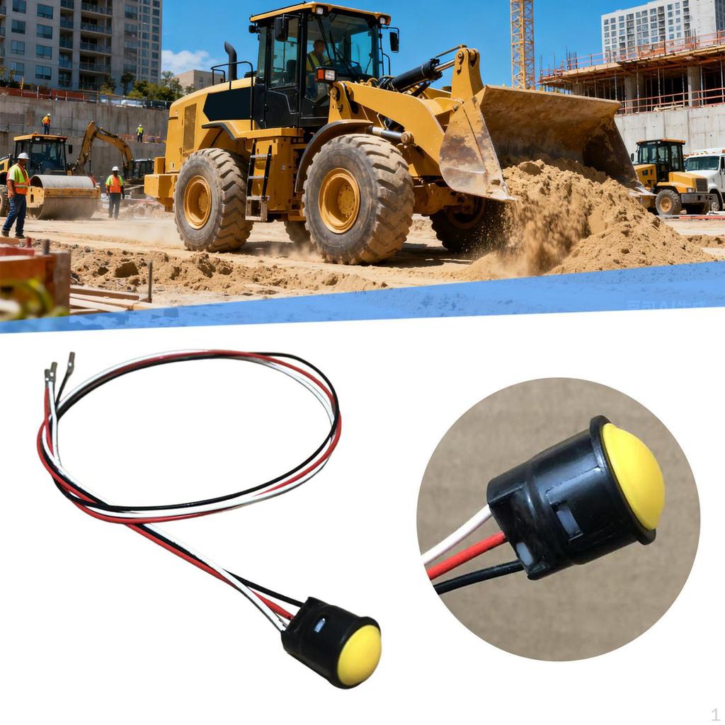 Excavators Joystick Push Button Installation Replacement Assembly with Cable Loader Handle