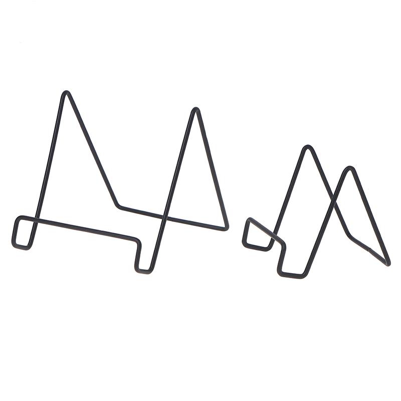 Black Gold Holder Metal Desktop Display Stand Storage Shelf For CD LP Vinyl Record EP