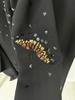 High Street Fashion 2026 Butterfly Bead Rhinestone Suit: Heavy Duty, Three-Dimensional Two-Piece Set with Long Pants.