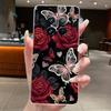 Case For Realme 12 Pro Plus 5G Pretty Flowers Butterfly Clear Soft Silicone TPU Cover For Realme12ProPlus 12 Pro Plus 5G Fundas