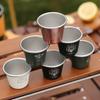 Stainless Steel Drinking Cup Heat-Resistant Rustproof Food Grade Dishwasher Safe Outdoor Camping Beer Tea Cup Coffee Mug