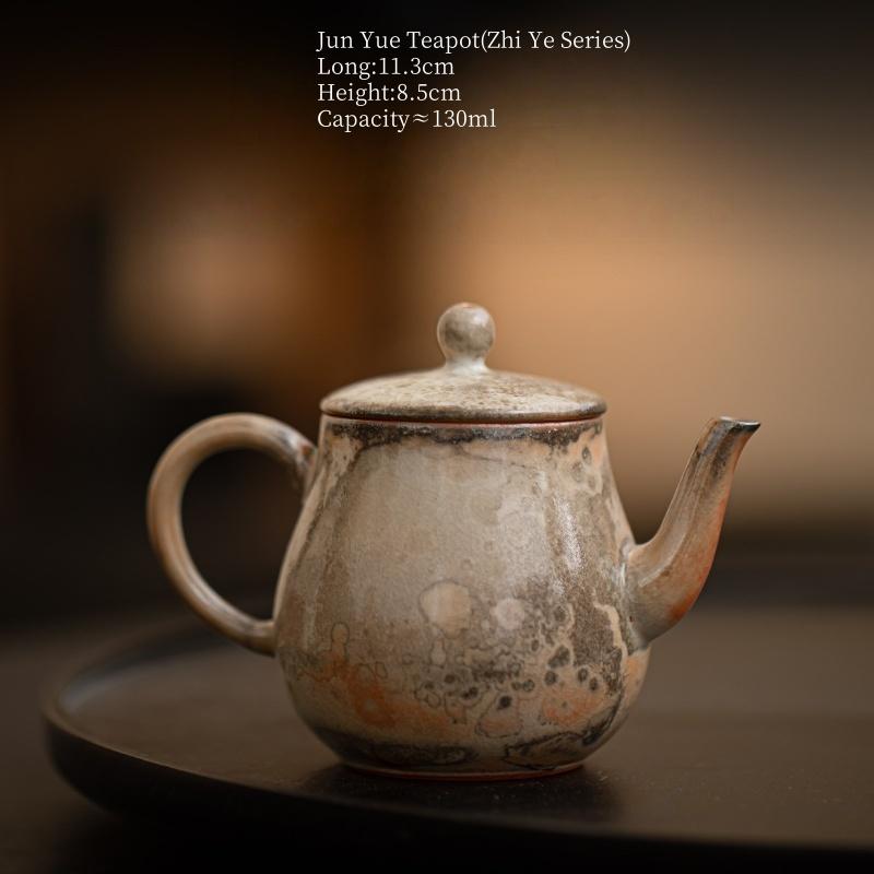 Chinese Retro Style Zhiye Fired Ceramic Teapot Kung Fu Tea Set Home And Office Tea Brewing Ceramic Tea Marker Tea Ceremony