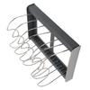 Expandable Pot and Pan Organizers Rack Kitchen Cabinet Pantry Bakeware Holder Shelves Lid with 7
