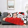 Badabing Blanket For Sofa Bed Travel Pop Popart Badabing Mafia Gangster Soprano
