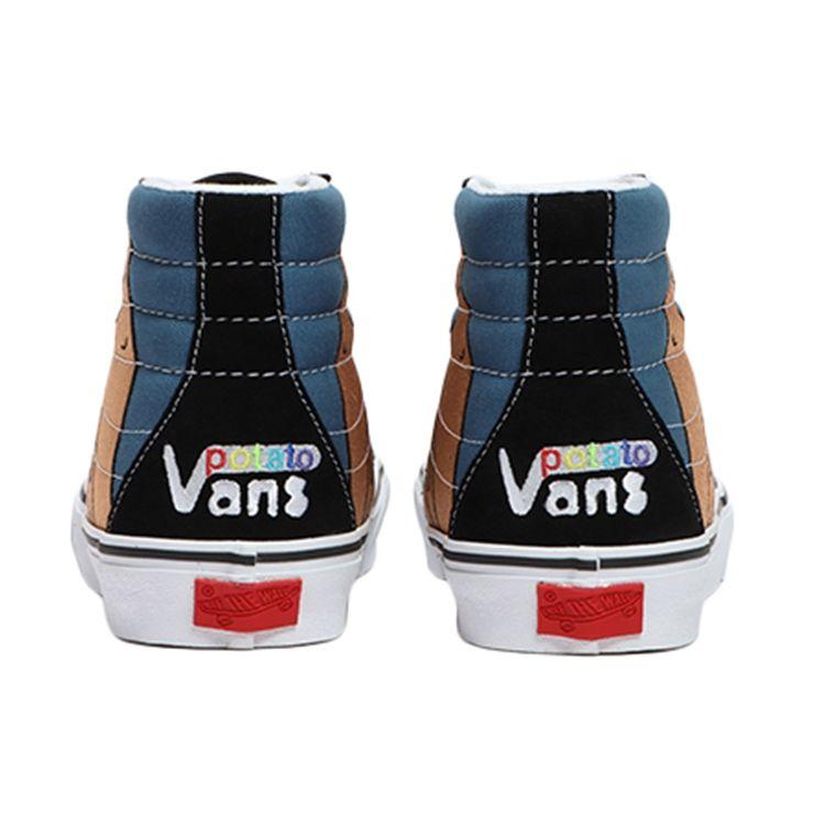 Imran Potato x Vans Sk8-Hi VR3 LX Black Navy Unisex Sneakers White Fenugreek VN0A5EE7B7F