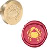Lion, Crab, Snake, Elephant, Dragon Wax Seal Stamp Retro Sealing Wax Stamp Animals Collection 25mm Removable Brass Head for Enve