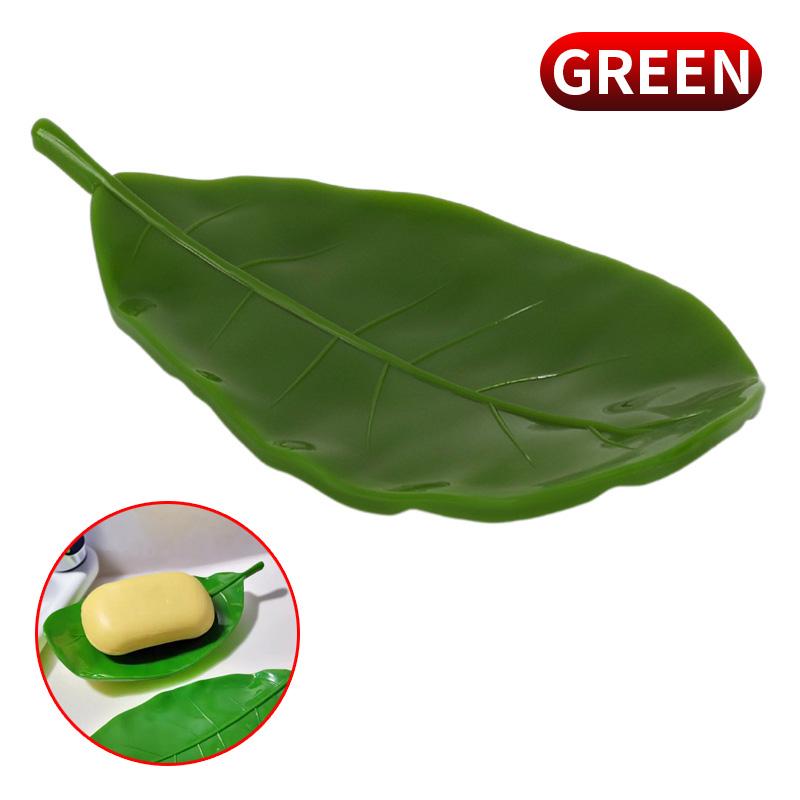 1PC Creative Alien Leaf Soap Box, Suitable for Home Soap Storage, Desktop Ornaments, Etc