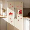 Festive Zodiac Paper-Cut Glass & Magnetic Fridge Stickers - Cultural Heritage Decor for New Year