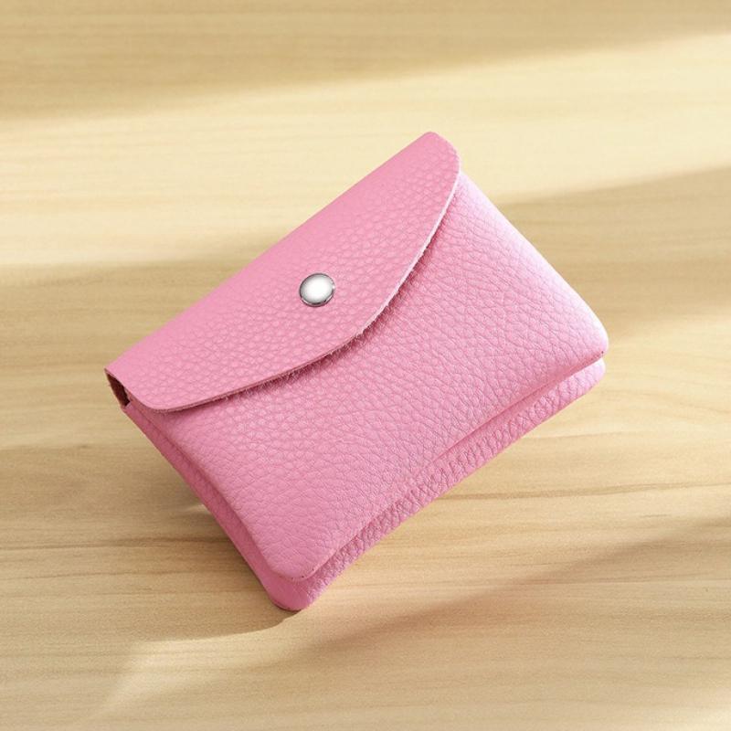 Kadınlar için Üst Katman İnek Derisi Madeni Para Kesesi Yeni Hakiki Deri Anahtarlık Kartlık Madeni Para Cüzdanı