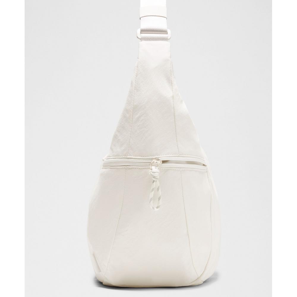 Lululemon Large Slouchy Sling Bag 13l Light Ivory Gold