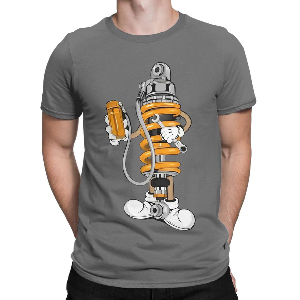 Ohlins Motorcycle 3 T Shirts Mens  100 Cotton Vintage TShirt Round Collar  Tee Shirt Short Sleeve Clothing Original