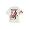 Jordan X Maison Chateau Rouge Joint Vintage Basketball Character Cartoon Print Short Sleeve T-Shirt Men Tops Sail-White DJ9767-133
