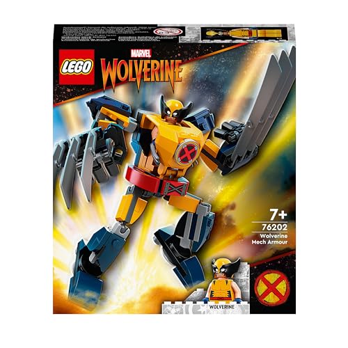 

LEGO Super Heroes Росомаха Мех Костюм 76202 Іграшкові Блоки Подарунок Супергерой Американський Комікс Сентай Герой Хлопчики Віком від 7 років