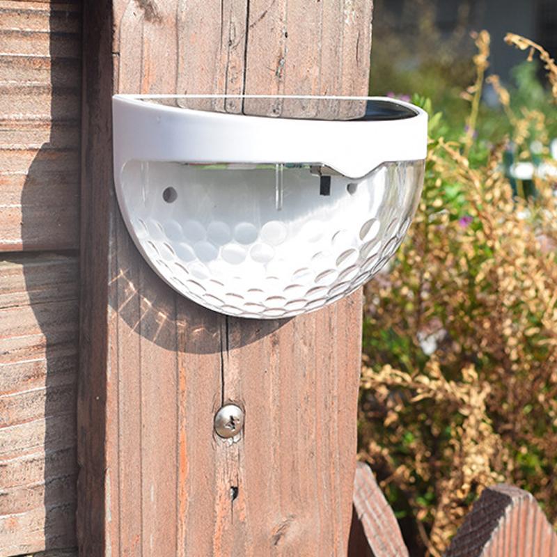 Led Solar Fence Lights Outdoor Waterproof Wall Lights Corrugated Lights For Fence Terrace Garden Path Decorative Lights