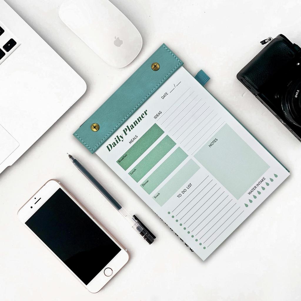 A5 Tearable Study Plan Sticky Notes & Daily Check-In Planner Notebook Pages