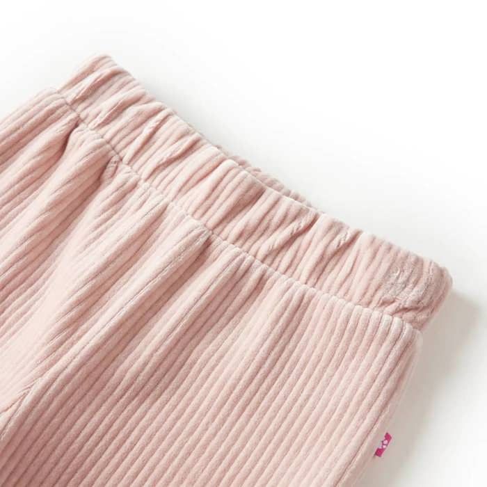 Children's Corduroy Trousers Light Pink 92/104/116/128/140