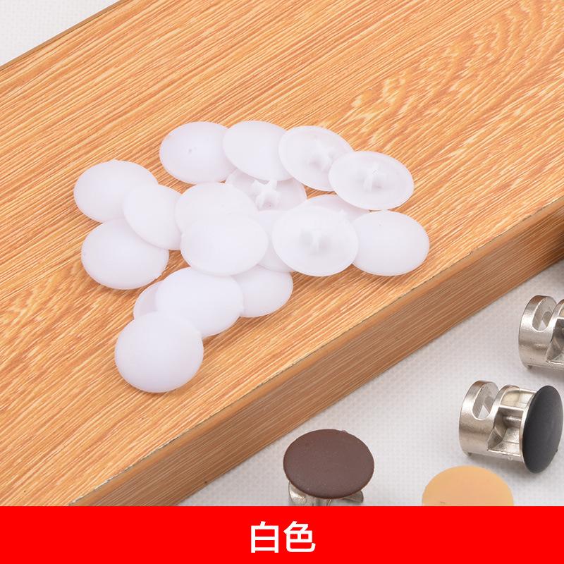 50Pcs Furniture Hole Covers Decor Plastic Screw Cap Cabinet Drill Hole Dust Plug Grommet Self-Tapping Cross Screws Decor Cover