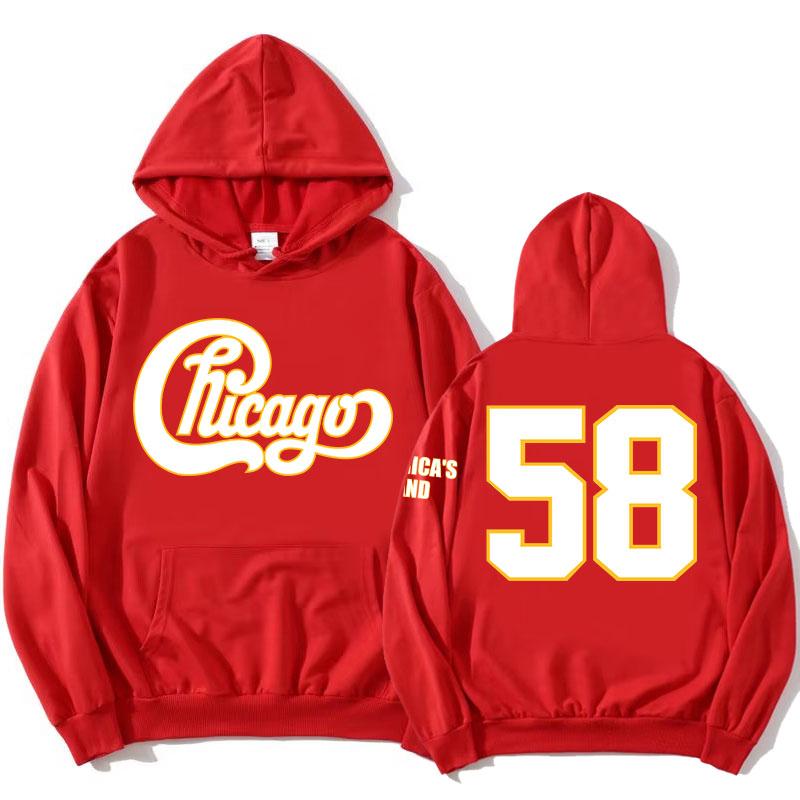 

Chicago America s Band Graphic Hoodies Long Sleeve Fashion Hooded Sweatshirts Women Men Clothing Streetwear Sudaderas Print Tops XXXL