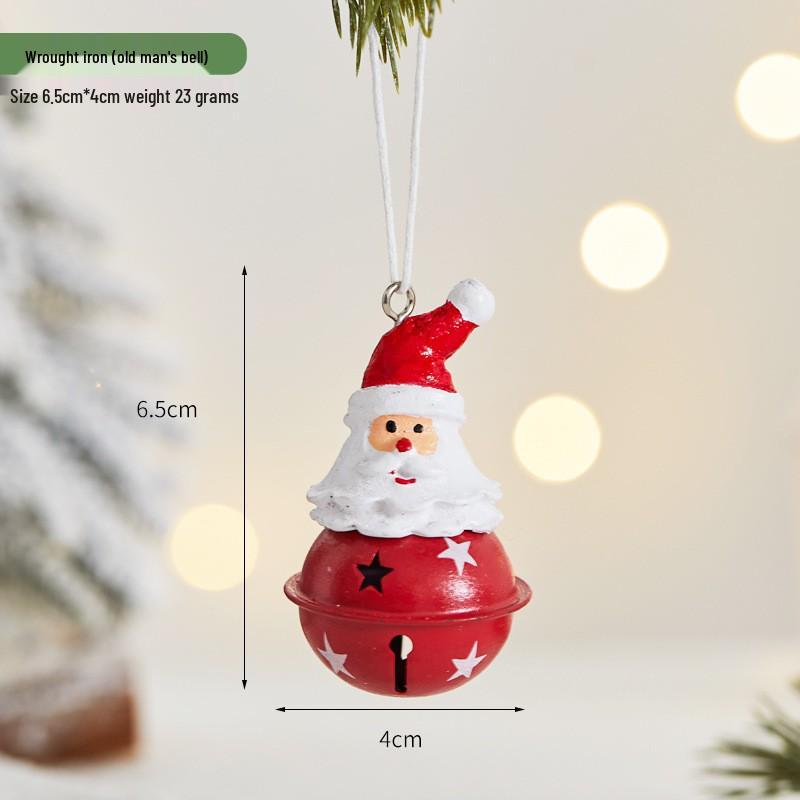 2025 Iron Art Christmas Decorations: Small Santa, Reindeer, Snowman Mailbox Ornaments.