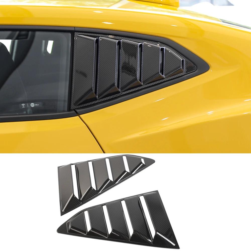 Car Side Rear Window Scoop Louvers Decoration Cover Stickers for Chevrolet Camaro 2017 2018 2019 2020 2026 Exterior Accessories