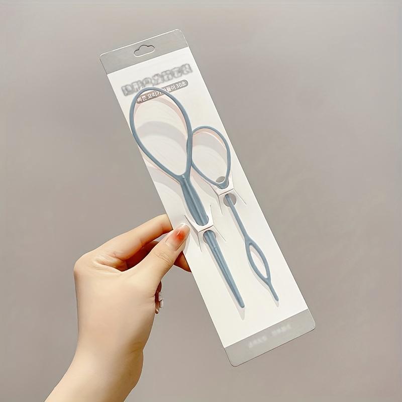 2pcs/set Solid Color Twist Hair Clip Quick Bun Maker and Multifunctional Styling Tool Hair Accessories for All Hair Types