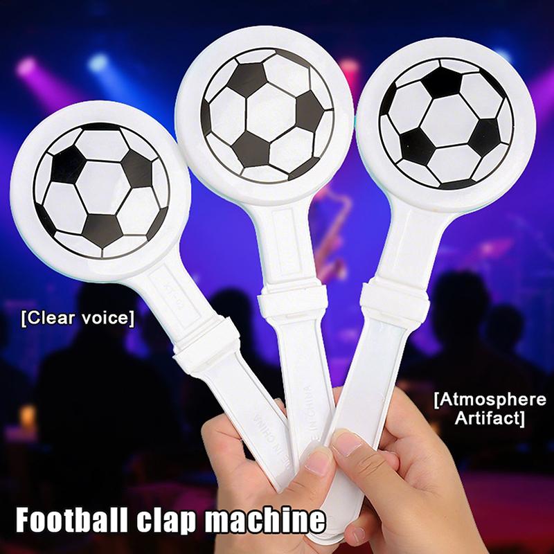 Football Clappers For Sports Events And Party Games, White Soccer Ball Noise Makers
