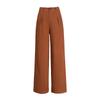 Women's High-Waist Tencel Linen Wide-Leg Pants, Summer 2025, Relaxed, Slimming, Floor-Length