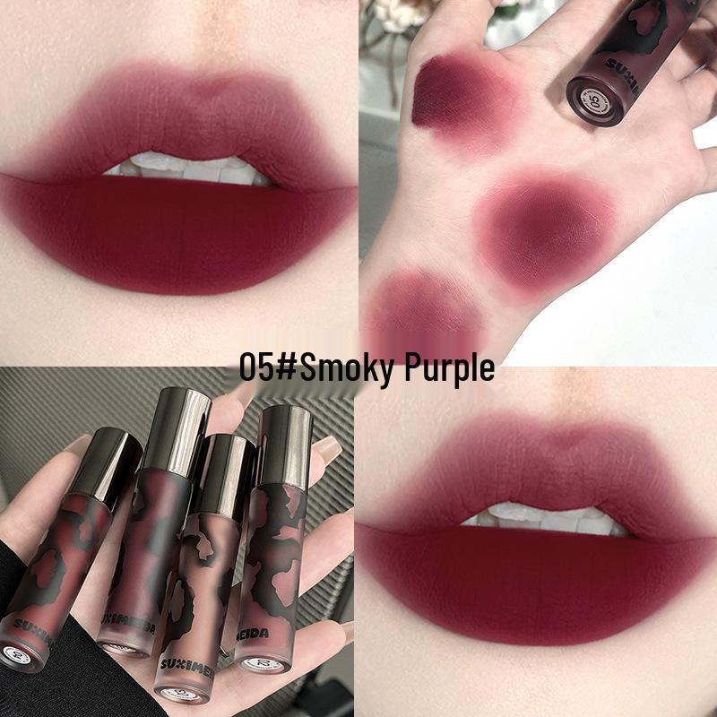 

Suxi Meida Lava Secret Realm Matte Lip Mud - Non-Stick, Whitening, Student Style Lipstick. 3.2g